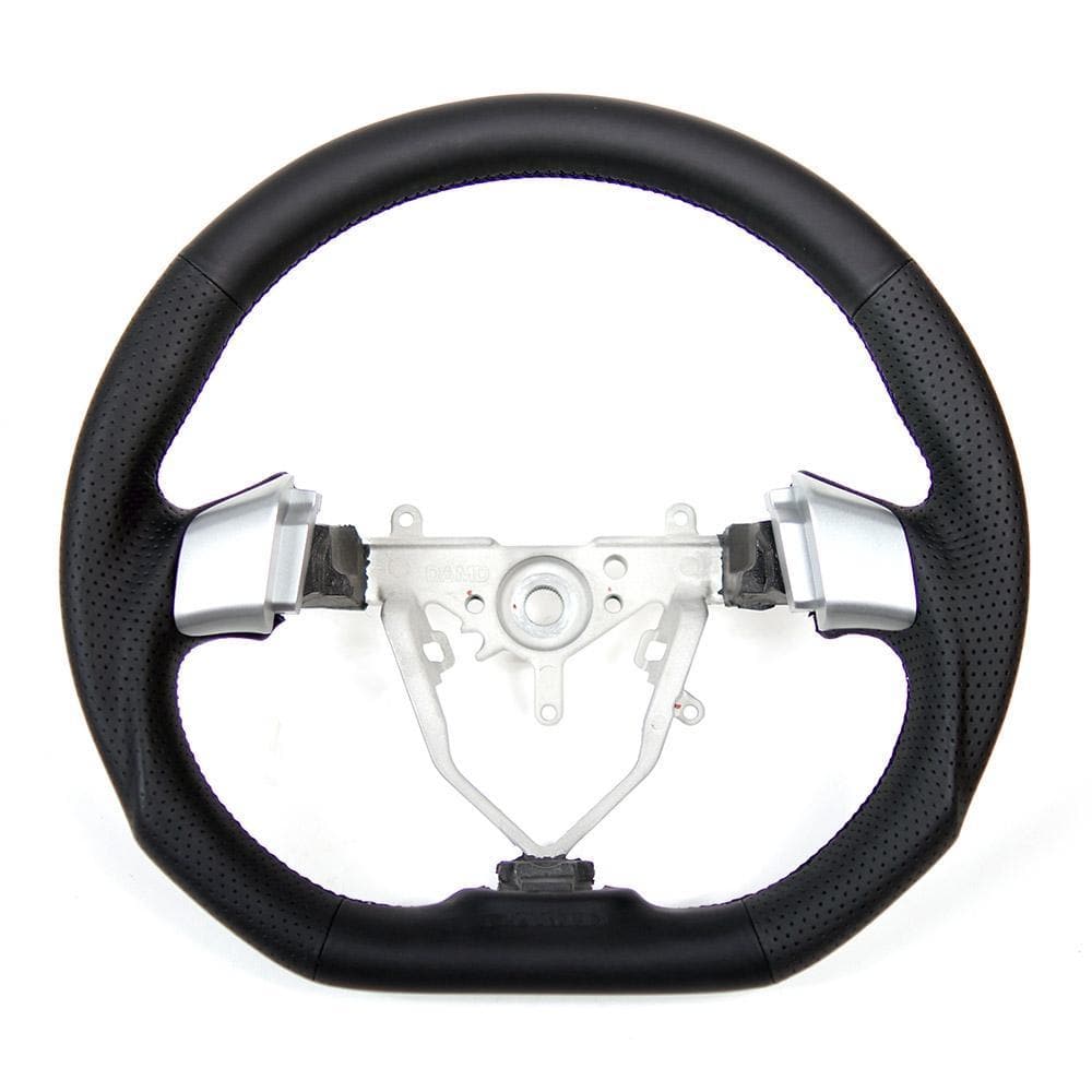 DAMD D-Shaped Black Stitch Steering Wheel - Older Generation Subaru